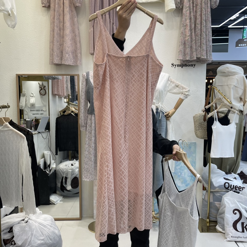 SYMPHONY韓國直郵女裝新款人氣職業25春夏休閑真品時尚連衣裙SYMPHONY連衣裙