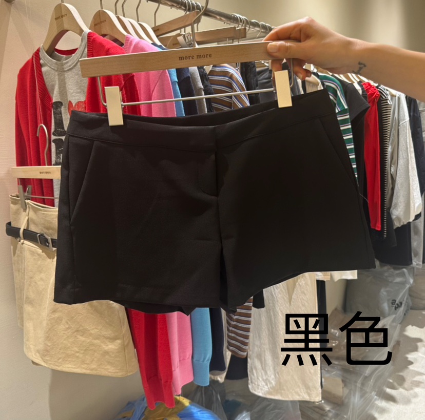 MOREMORE東大門實拍女士新款熱賣推薦時尚休閑人氣25春夏短褲more more短褲圖色1