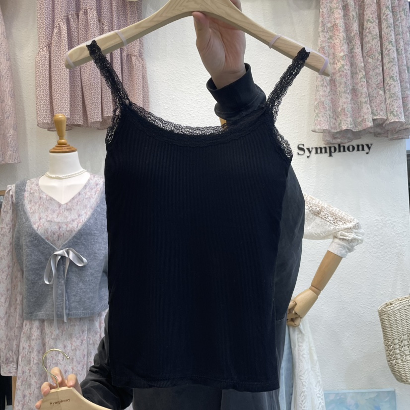 SYMPHONY東大門代購女士新款職業時尚推薦真品吊帶背心蕾絲SYMPHONY吊帶/背心圖色2
