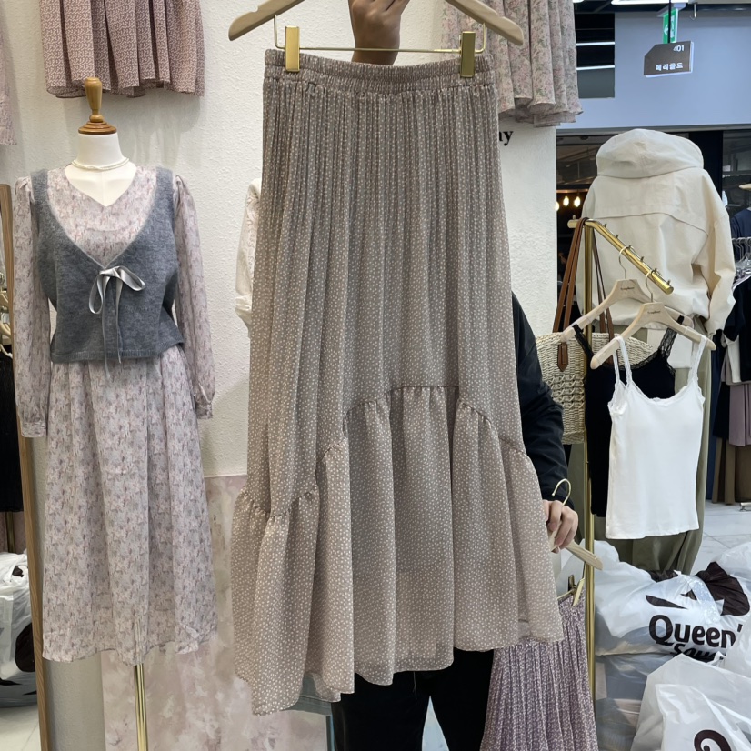 SYMPHONY東大門代購女裝新品25春夏真品人氣休閑半身裙中短裙SYMPHONY半身裙/中短裙