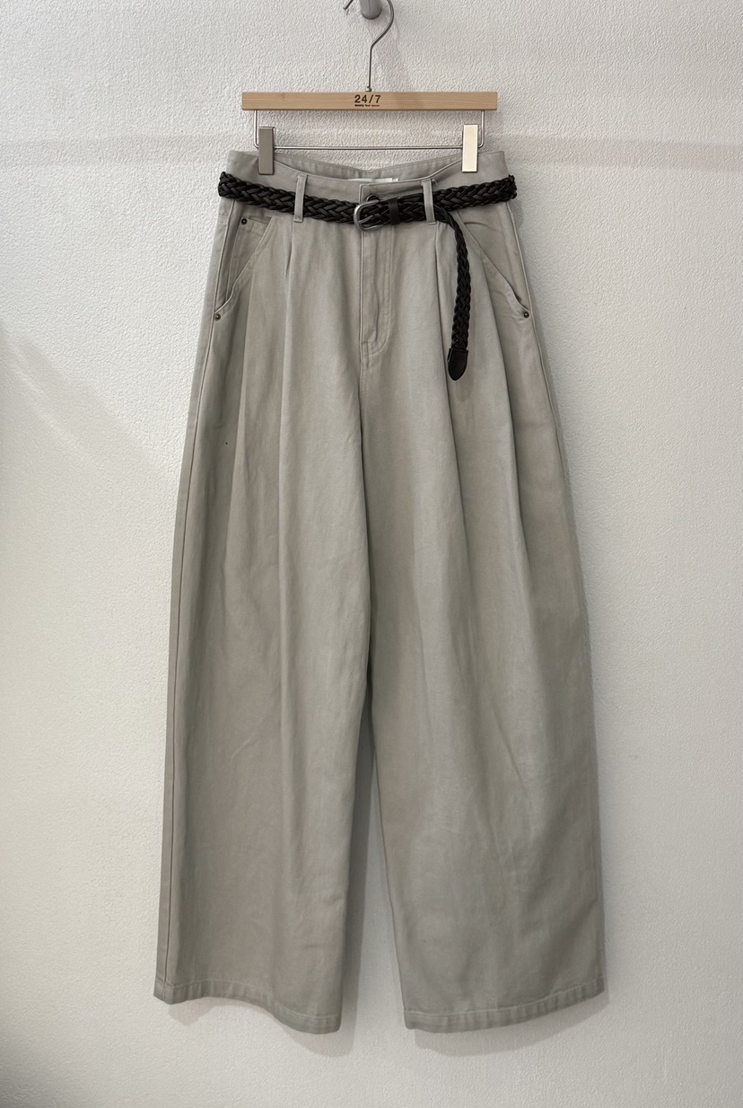 TWENTY FOUR SEVEN24-7東大門代購女裝新款真品休閑褲含腰帶TEWNTY FOUR SEVEN24-7休閑褲