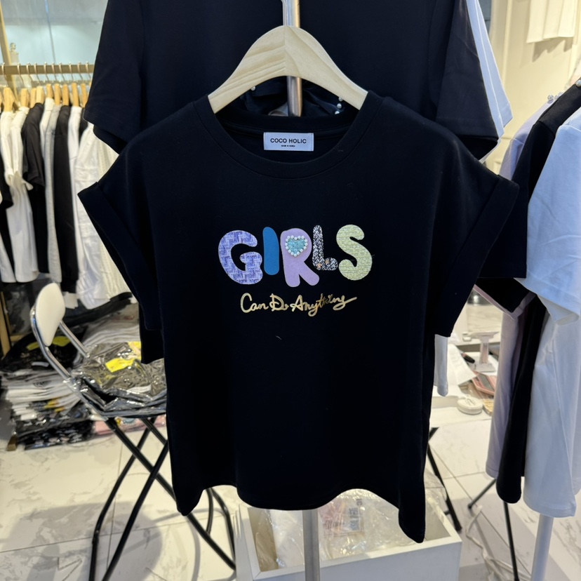 COCO HOLIC東大門直郵女士新品人氣休閑時尚25春夏熱賣T恤COCO HOLICT恤圖色3