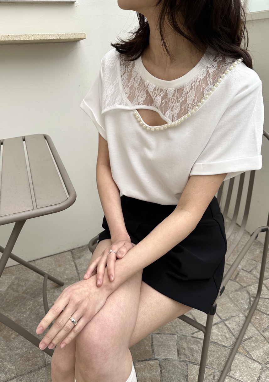 CLASSY-O東大門直郵女裝新品25春夏推薦職業熱賣時尚T恤蕾絲CLASSY-OT恤