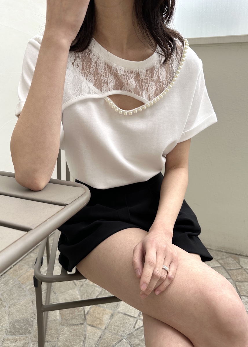 CLASSY-O東大門直郵女裝新品25春夏推薦職業熱賣時尚T恤蕾絲CLASSY-OT恤