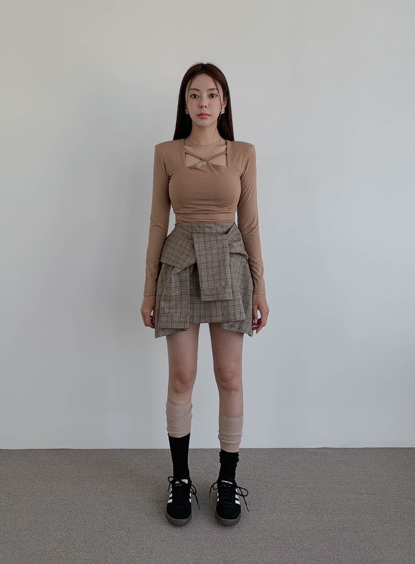 SLIT東大門實拍女裝新品熱賣職業25春夏人氣時尚休閑真品裙褲SLIT裙褲