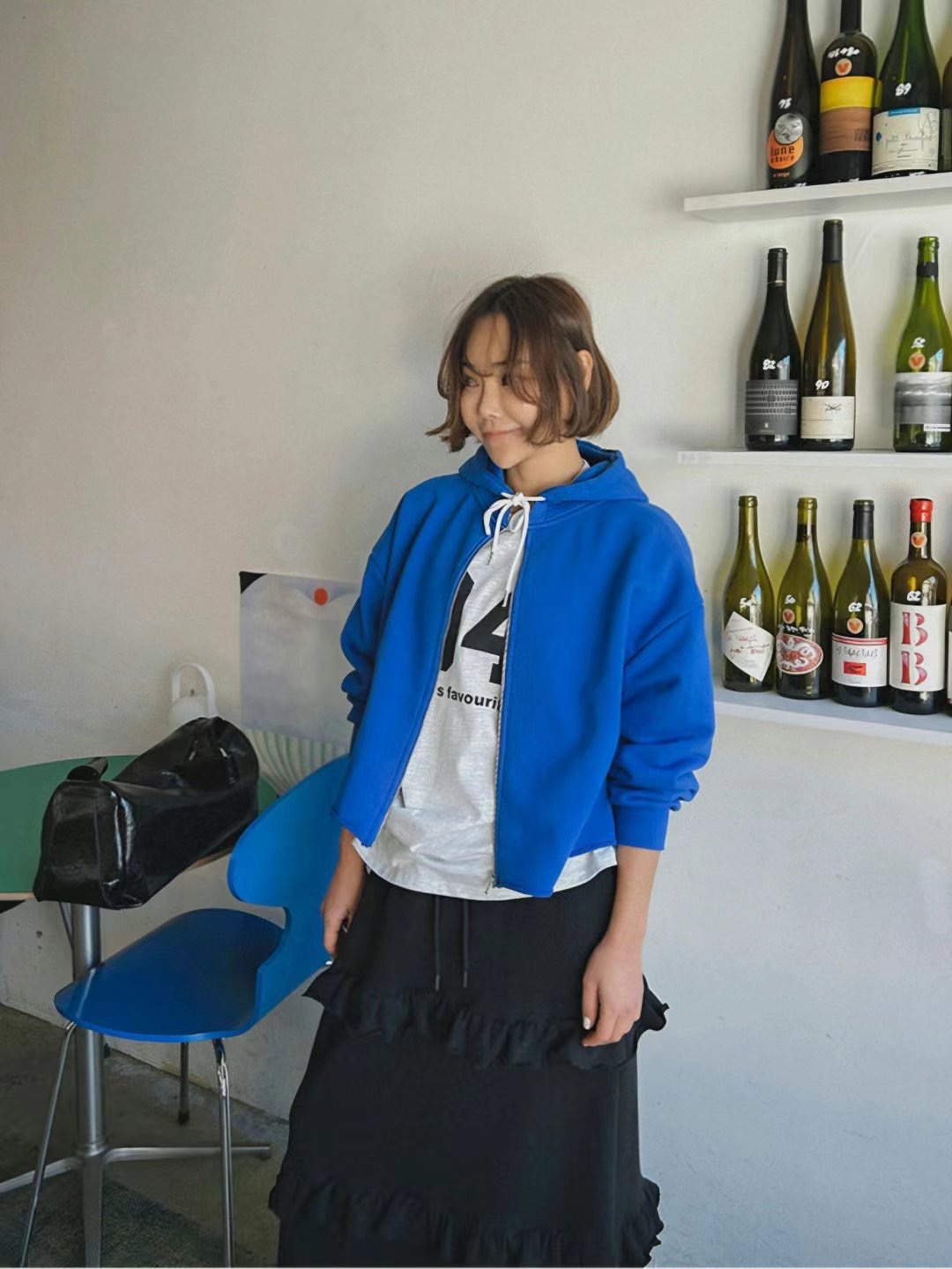 COOL CAT韓國直郵女士新款熱賣25春夏職業真品時尚休閑衛衣COOL CAT衛衣