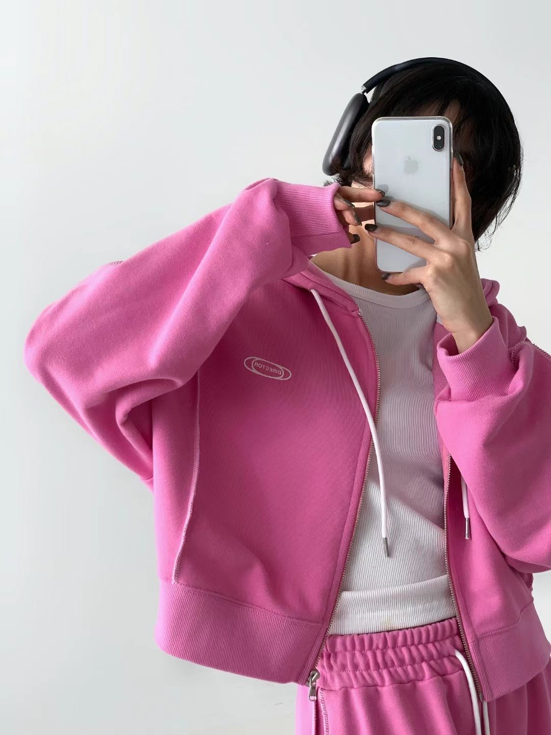COOL CAT東大門直郵女裝新品時尚真品熱賣25春夏人氣衛衣拉鏈COOL CAT衛衣
