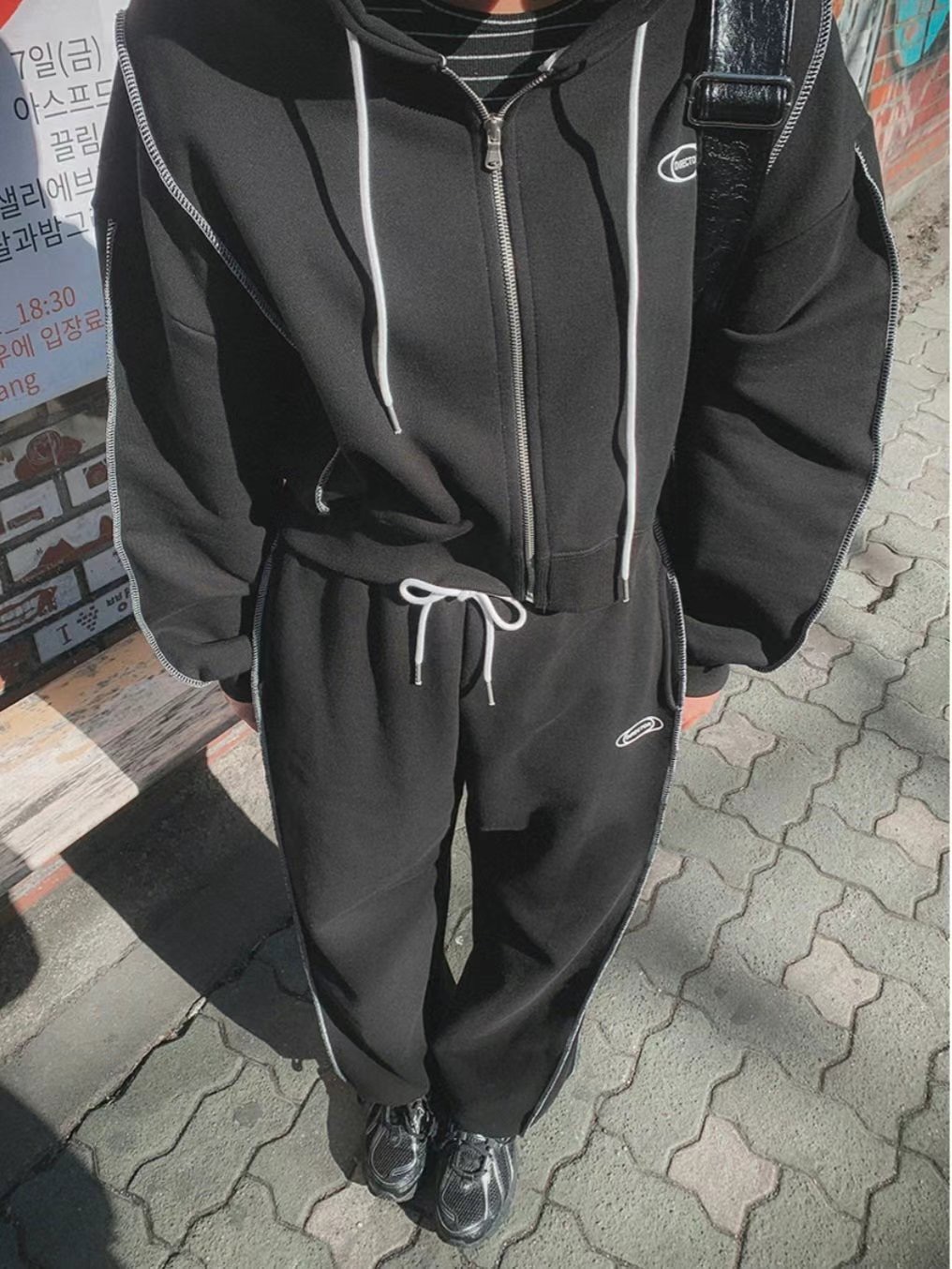 COOL CAT東大門直郵女裝新品時尚真品熱賣25春夏人氣衛衣拉鏈COOL CAT衛衣