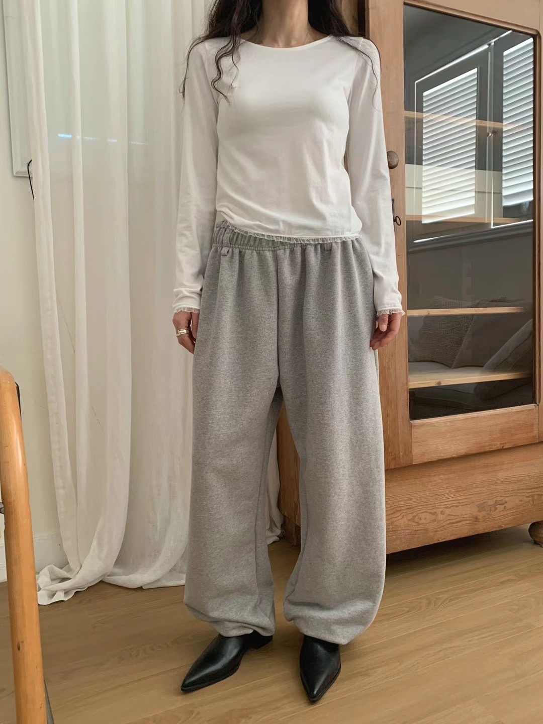 POETE-OT韓國代購女士新款真品25春夏休閑推薦人氣長袖T恤POETE長袖T恤