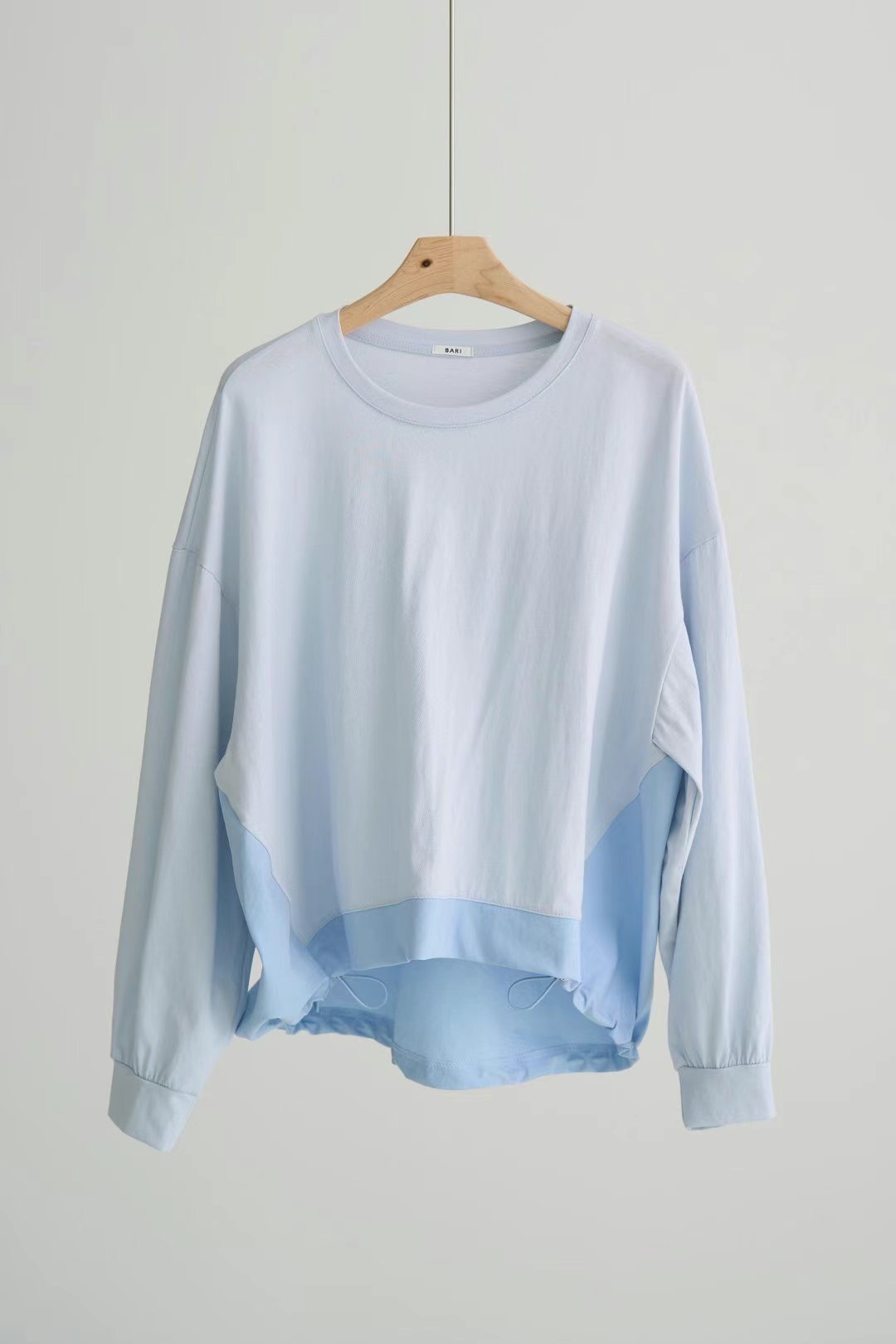 BARISTAR韓國直郵女裝新品真品推薦人氣職業25春夏休閑長袖T恤BARI BARI長袖T恤圖色1