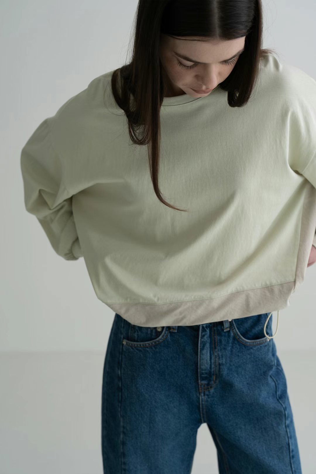 BARISTAR韓國直郵女裝新品真品推薦人氣職業25春夏休閑長袖T恤BARI BARI長袖T恤圖色3