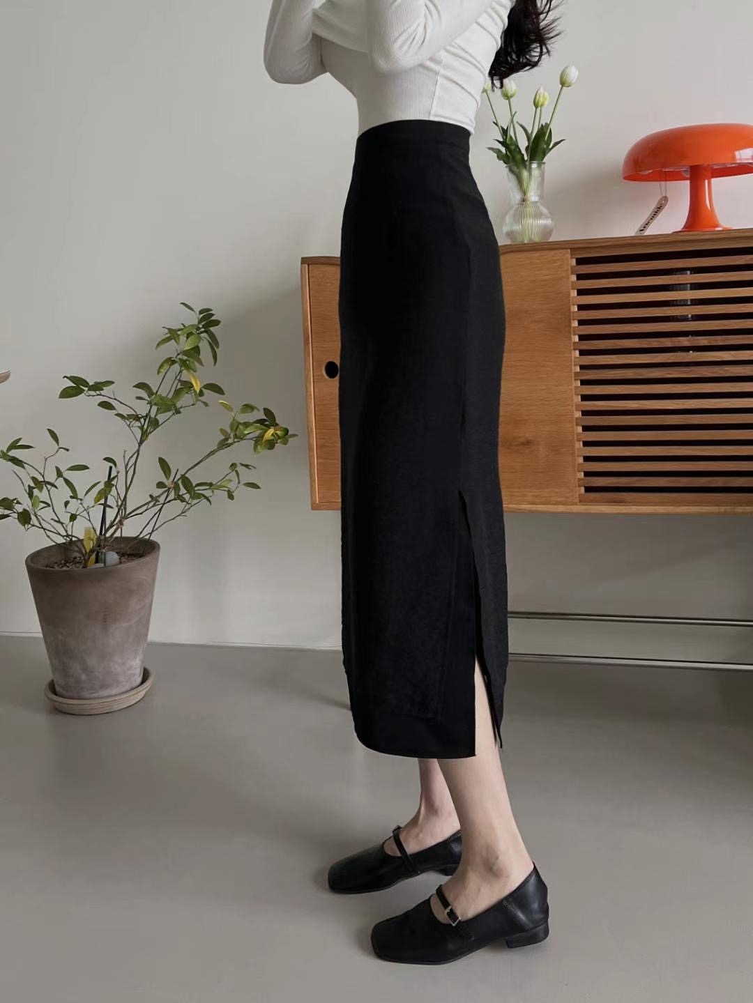 RUNWAY韓國㊣直郵東大門代購女裝新品人氣半身裙中短裙透視RUNWAY-OT半身裙/中短裙