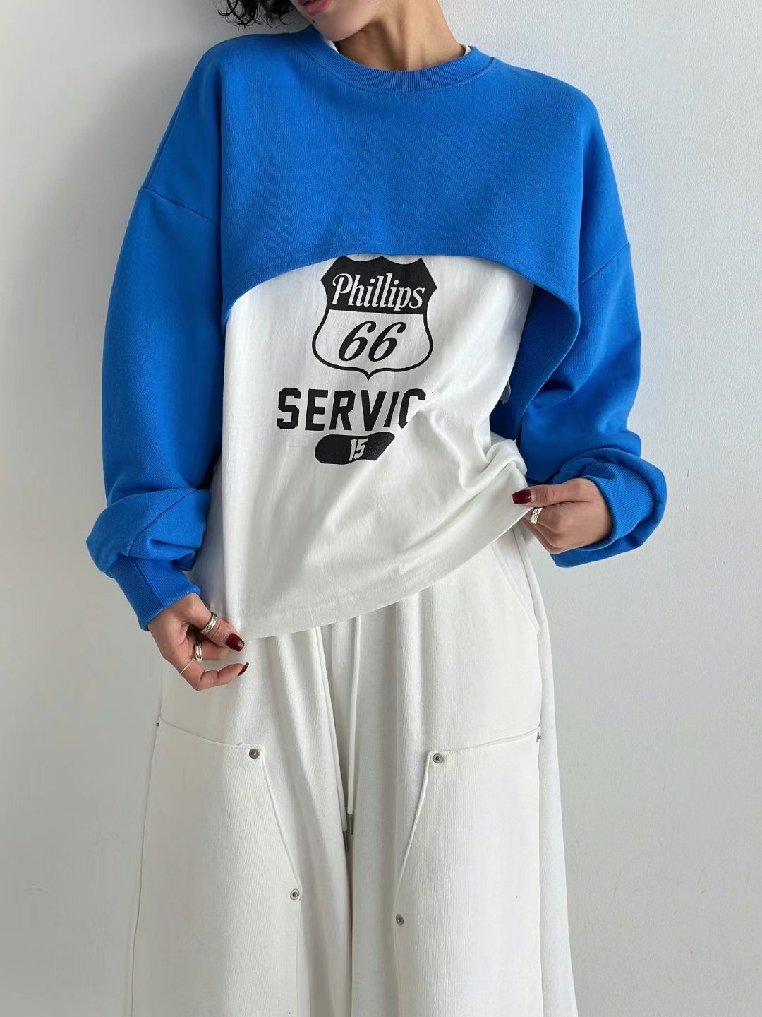 COOL CAT韓國㊣直郵東大門代購女裝新款25春夏衛衣不含內搭COOL CAT衛衣