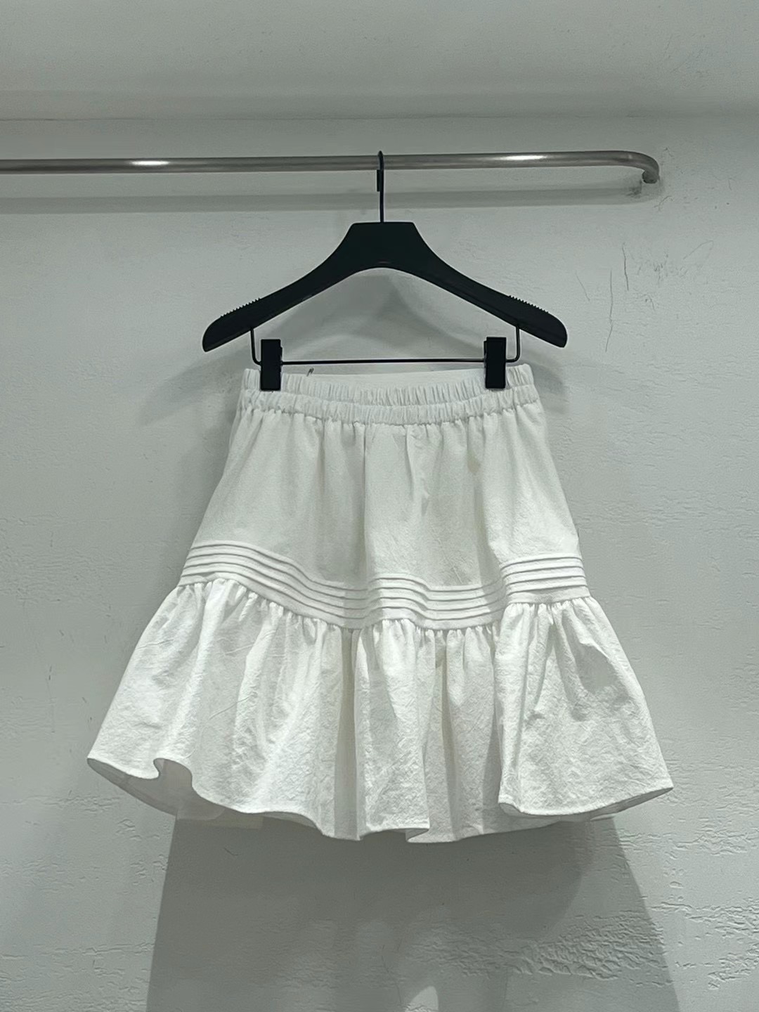 POETE-OT直郵韓國代購㊣女裝新品推薦時尚半身裙中短裙褶皺POETE半身裙/中短裙