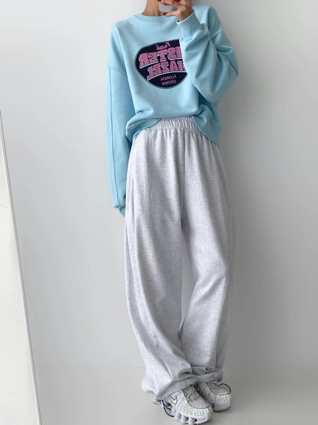 COOL CAT直郵韓國代購㊣女裝新品職業時尚25春夏休閑人氣衛衣COOL CAT衛衣