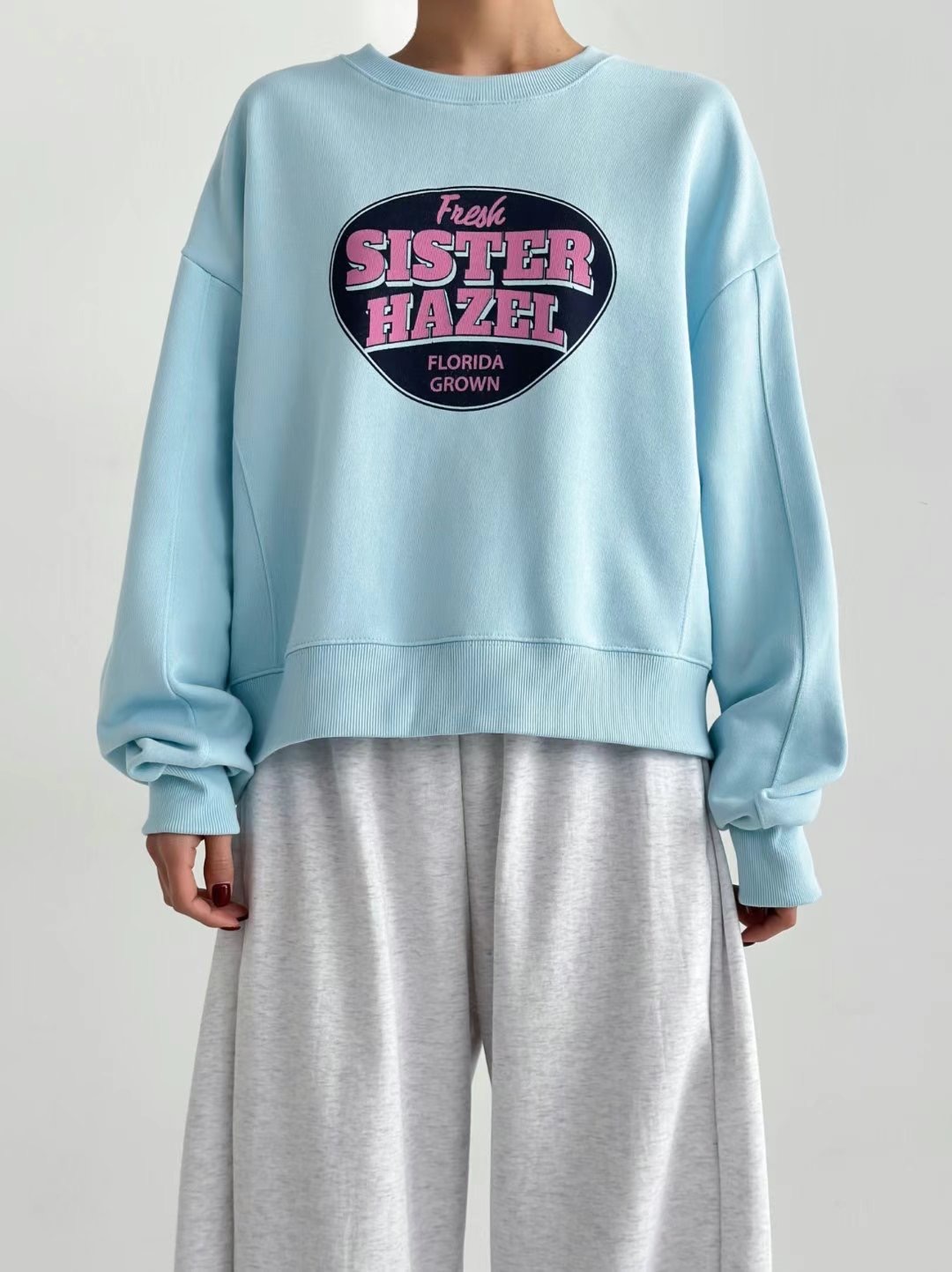 COOL CAT直郵韓國代購㊣女裝新品職業時尚25春夏休閑人氣衛衣COOL CAT衛衣圖色2