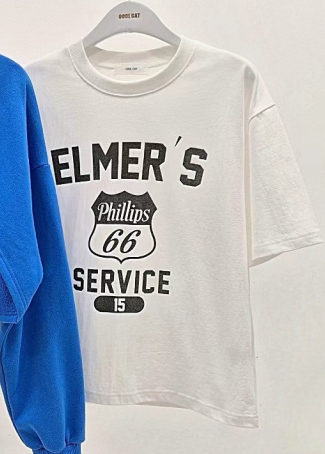 COOL CAT韓國㊣直郵東大門代購女裝新品推薦熱賣時尚休閑T恤COOL CATT恤圖色1