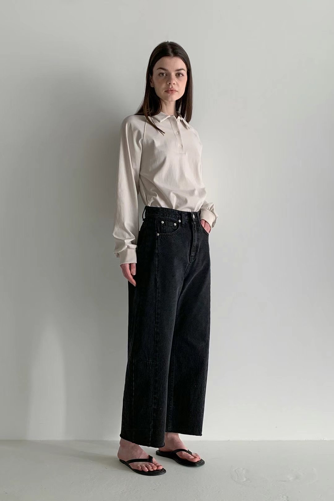 BARISTAR韓國直郵㊣女裝新品休閑時尚人氣職業熱賣推薦牛仔褲BARISTAR牛仔褲