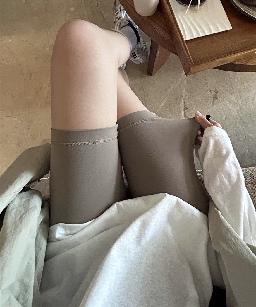 OLA直郵韓國代購㊣女裝新品熱賣25春夏休閑人氣打底褲鯊魚褲mellor/OLA打底褲/鯊魚褲