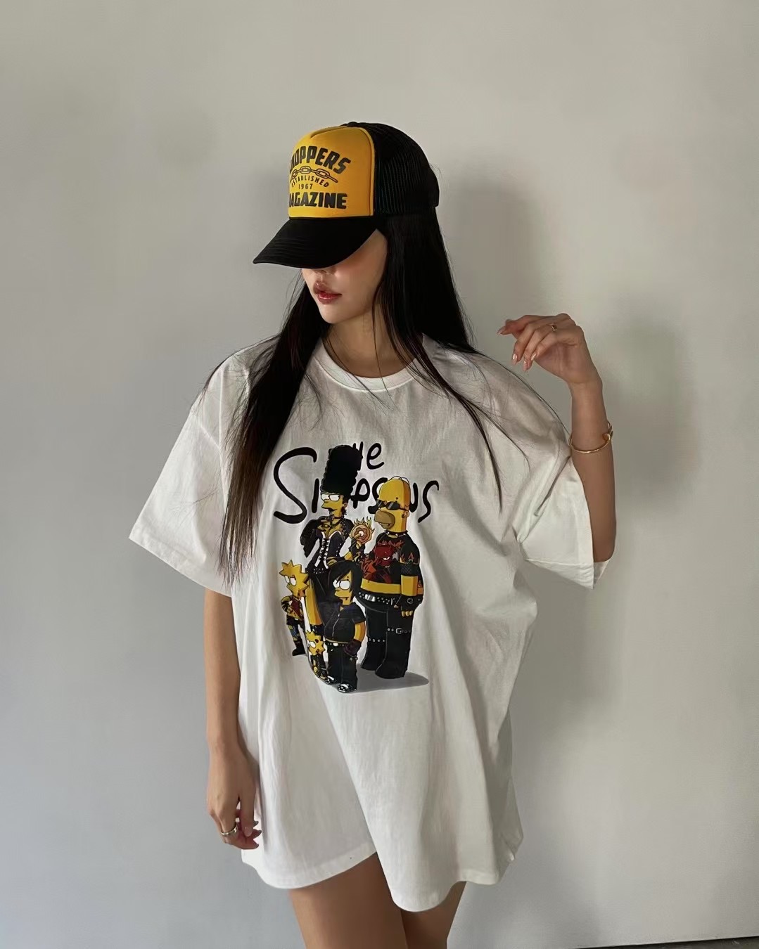 JAD韓國直郵㊣女裝新款推薦25春夏時尚職業休閑人氣熱賣T恤A.SOLET恤圖色1