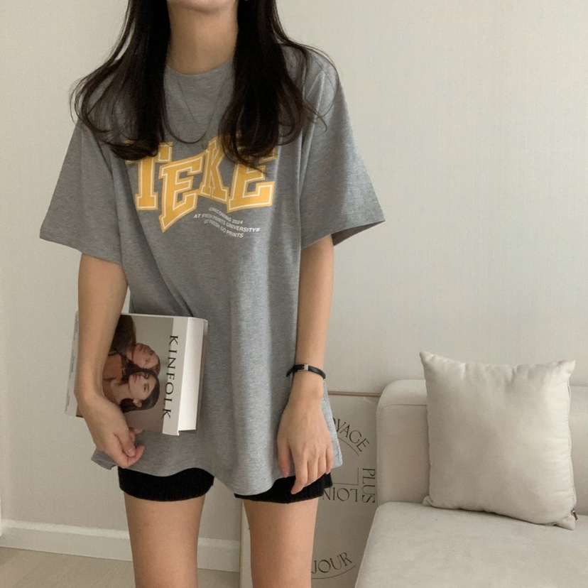 HELLO JINI韓國直郵㊣女裝新款職業25春夏休閑時尚熱賣T恤HELLO JINIT恤