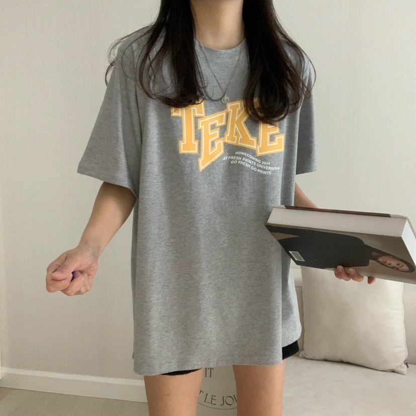 HELLO JINI韓國直郵㊣女裝新款職業25春夏休閑時尚熱賣T恤HELLO JINIT恤