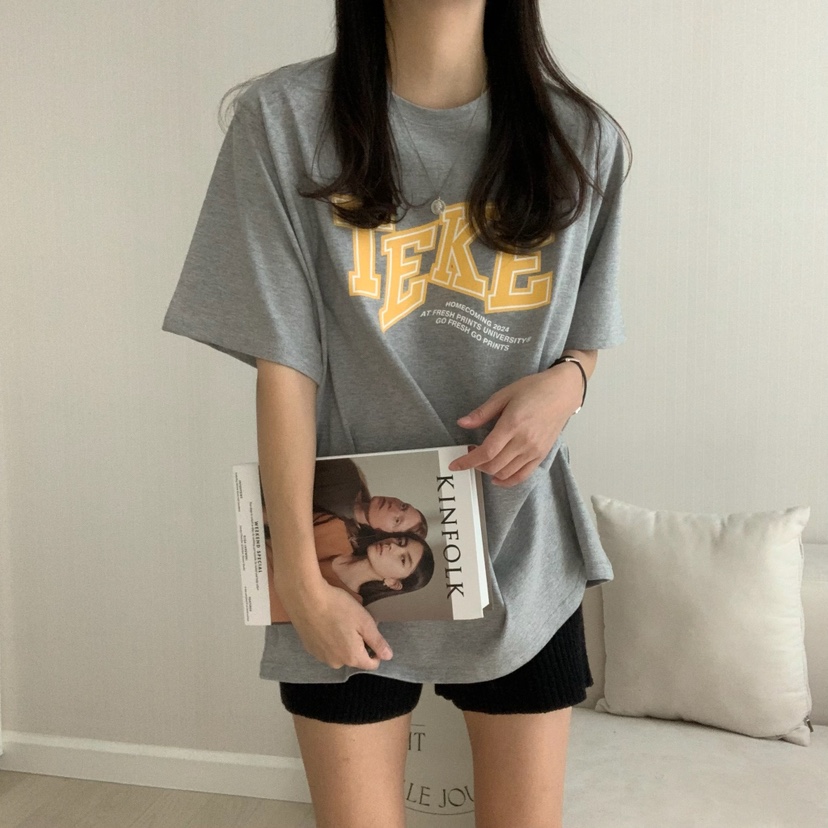 HELLO JINI韓國直郵㊣女裝新款職業25春夏休閑時尚熱賣T恤HELLO JINIT恤