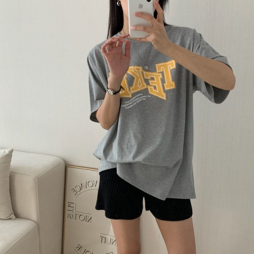 HELLO JINI韓國直郵㊣女裝新款職業25春夏休閑時尚熱賣T恤HELLO JINIT恤