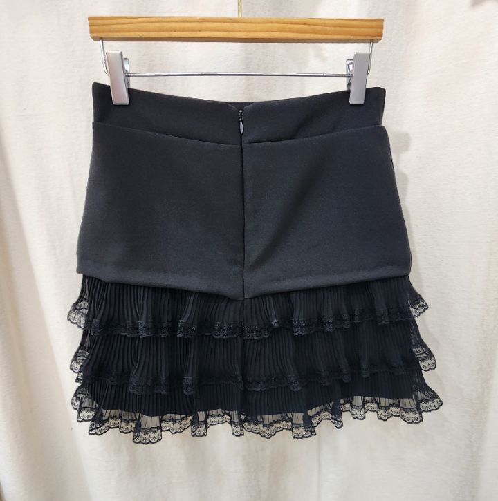 火Ⅱ-화투-T韓國直郵㊣東大門實拍女裝新品熱賣職業25春夏短裙火Ⅱ短裙