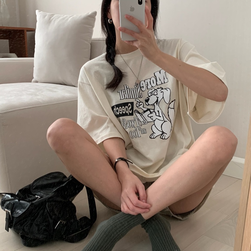 FROMJINI韓國㊣直郵東大門代購女裝新款推薦職業人氣休閑T恤FROMJINIT恤