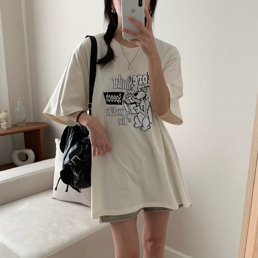 FROMJINI韓國㊣直郵東大門代購女裝新款推薦職業人氣休閑T恤FROMJINIT恤