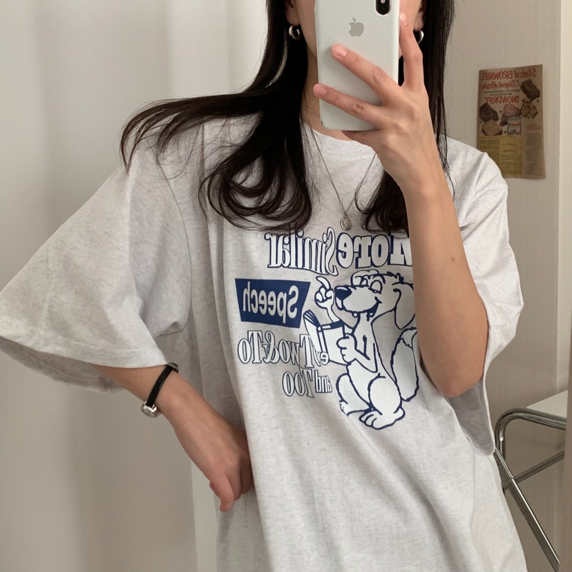 FROMJINI韓國㊣直郵東大門代購女裝新款推薦職業人氣休閑T恤FROMJINIT恤