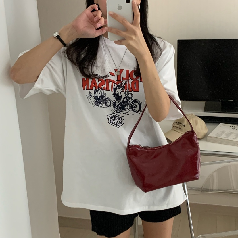 HELLO JINI韓國直郵㊣東大門實拍女裝新款人氣25春夏休閑T恤HELLO JINIT恤