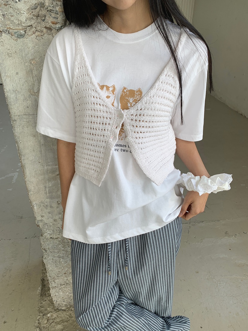 ORMORE韓國直郵㊣女裝新品時尚職業25春夏休閑推薦吊帶背心ORMORE吊帶/背心