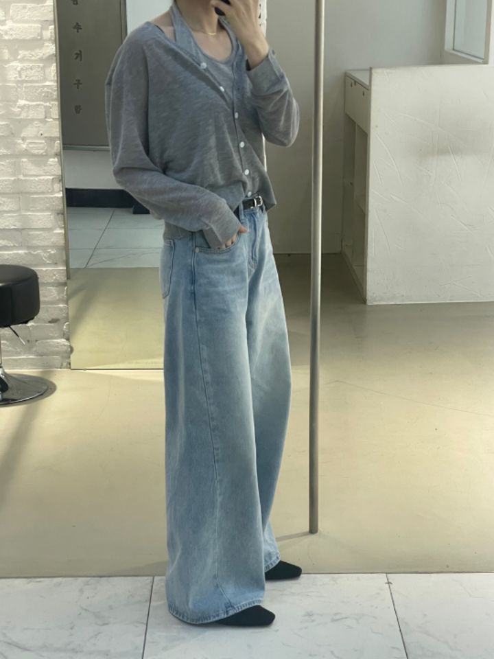 CALLIT韓國㊣直郵東大門代購女裝新品推薦人氣時尚25春夏牛仔褲CALLIT牛仔褲