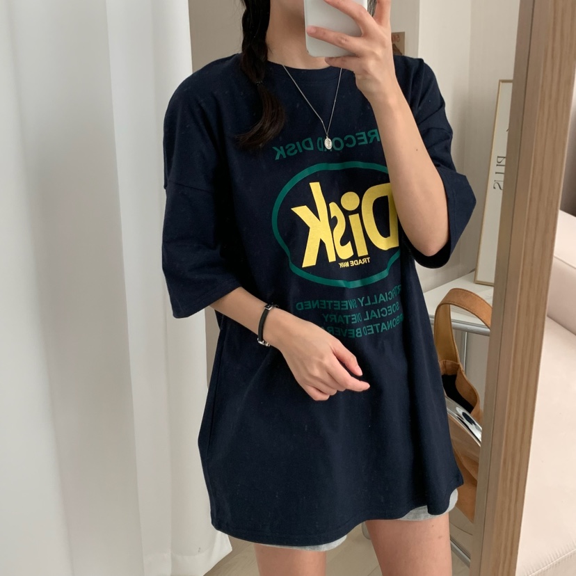 FROMJINI韓國㊣直郵東大門代購女裝新款時尚推薦熱賣人氣T恤FROMJINIT恤圖色2