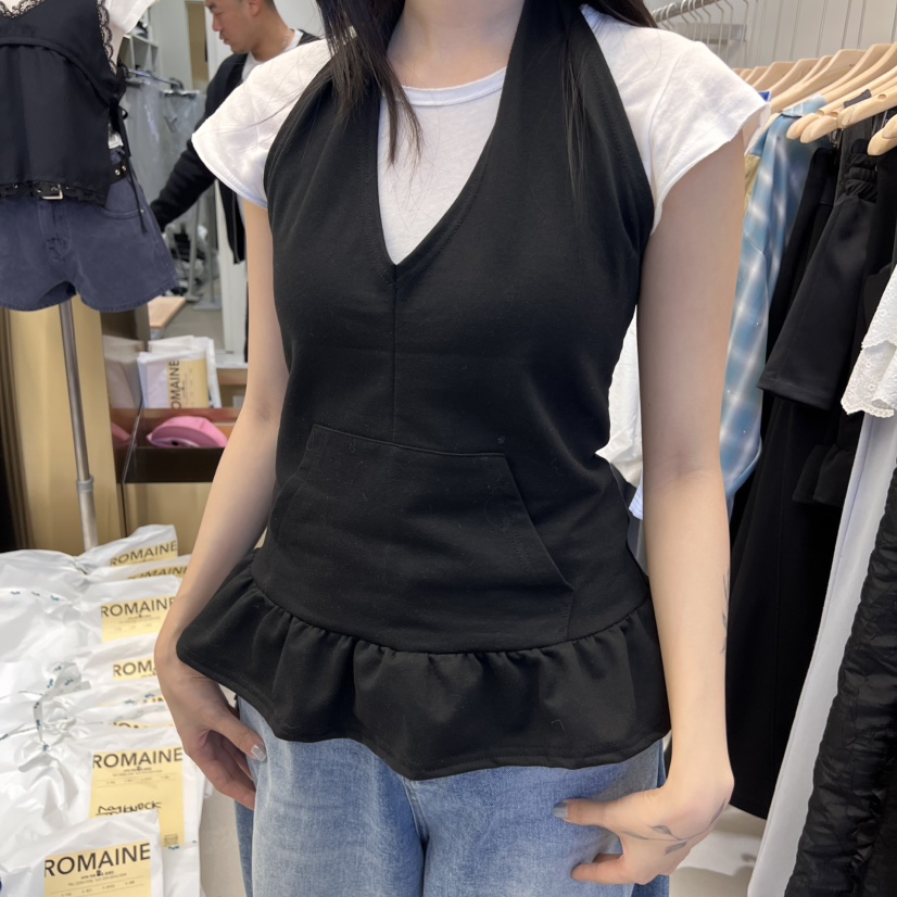ROMAINE韓國㊣直郵東大門代購女裝新款推薦吊帶背心不含內搭ROMAINE吊帶/背心圖色3
