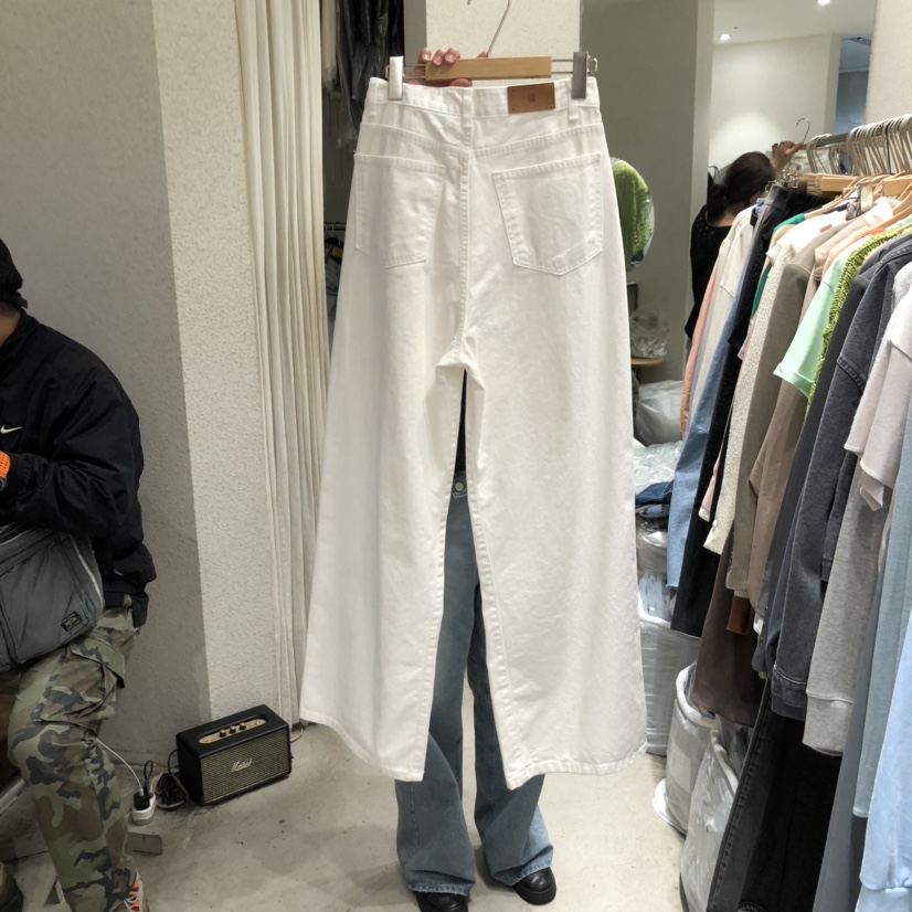 SSEMIENNE直郵韓國代購㊣女裝新品時尚熱賣推薦25春夏牛仔褲SSENIQUE牛仔褲