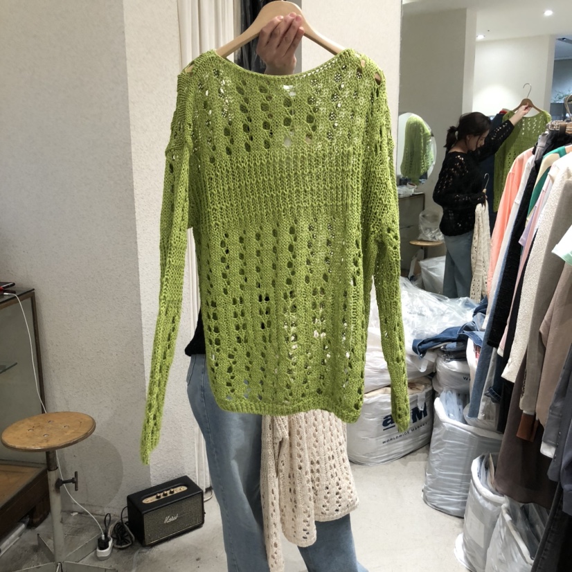 SSEMIENNE直郵韓國代購㊣女裝新款人氣推薦休閑時尚職業針織衫SSENIQUE針織衫