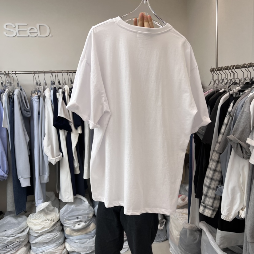 LEESEED-A直郵韓國代購㊣女裝新品熱賣25春夏休閑職業時尚T恤SEeD/LEESEEDT恤
