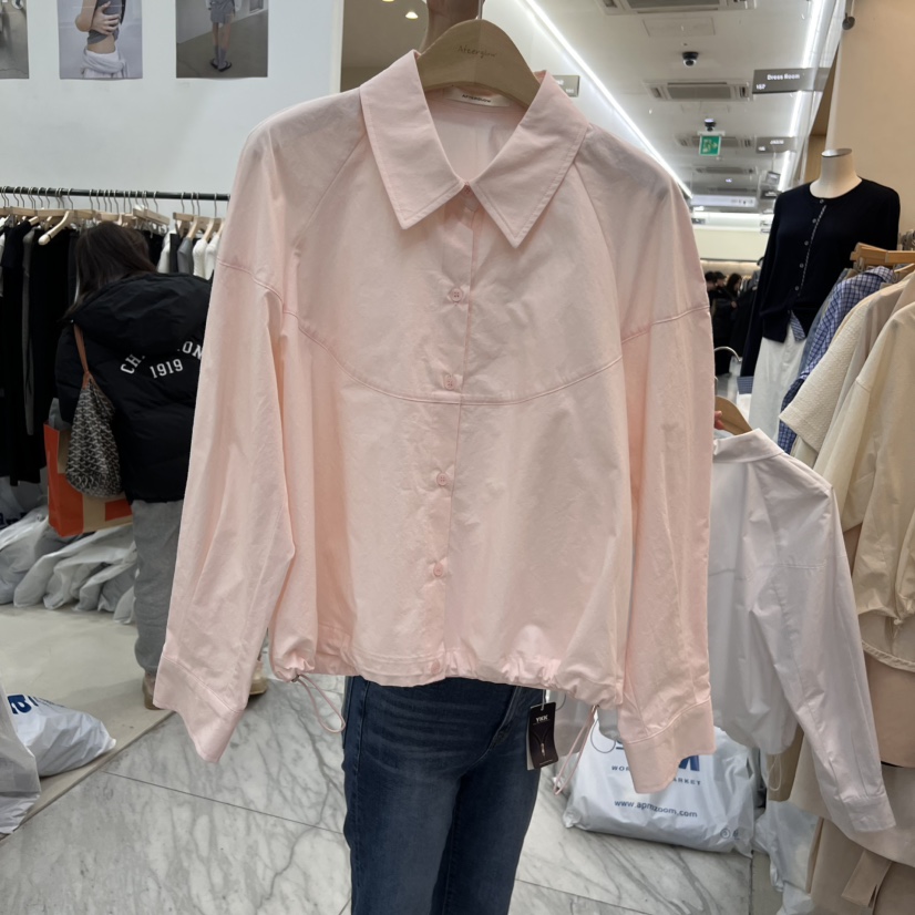 AFTERGLOW韓國直郵㊣東大門實拍女裝新品休閑推薦襯衫蕾絲衫AFTERGLOW襯衫/蕾絲衫圖色3