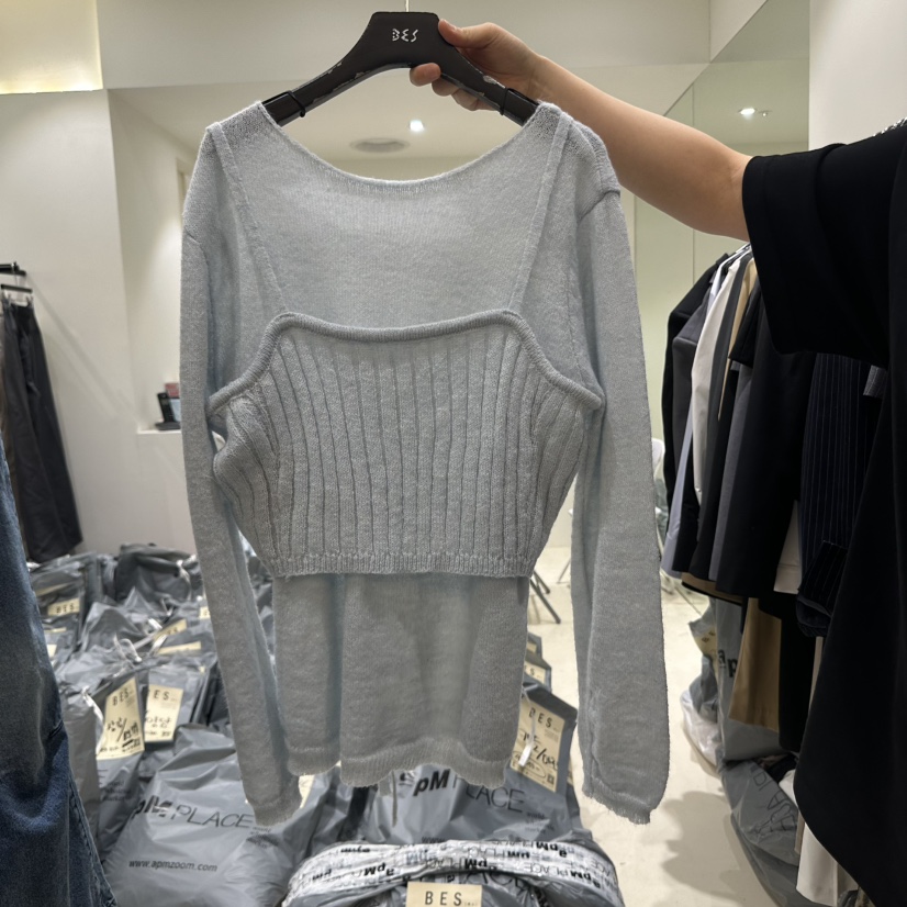 BES韓國㊣直郵東大門代購女裝新款推薦人氣職業休閑25春夏套裝BES套裝圖色2