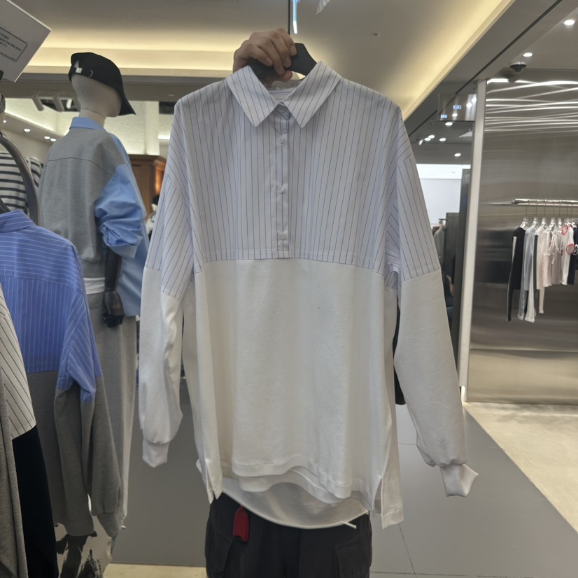 5K韓國㊣直郵東大門代購女裝新品休閑推薦職業人氣襯衫蕾絲衫5K襯衫/蕾絲衫圖色2