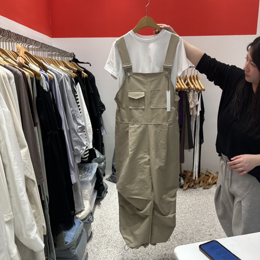ATPZ韓國㊣直郵東大門代購女裝新品休閑人氣背帶褲不含內搭ATTENTION PLEAES背帶褲