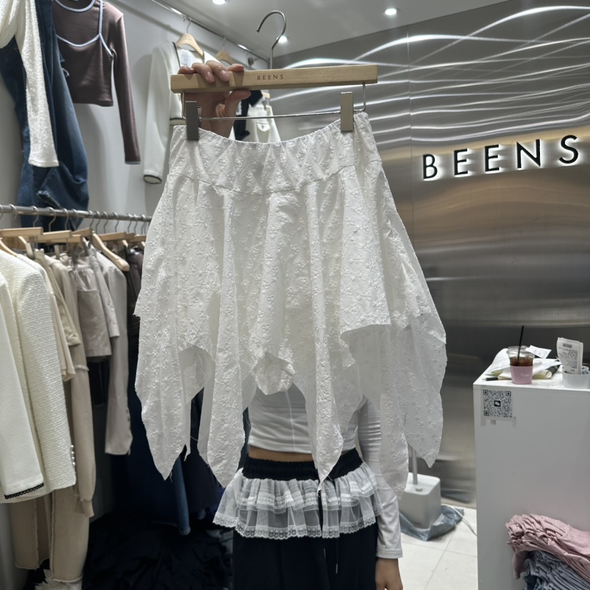BEENS韓國直郵㊣女裝新品熱賣時尚職業休閑人氣25春夏推薦短裙BEENS短裙