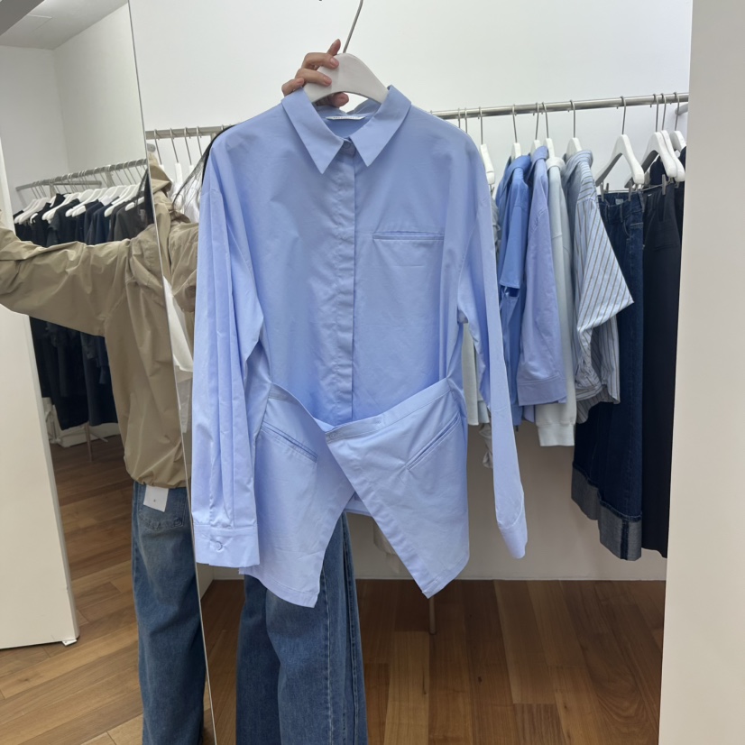 MYNAMEIS東大門實拍女裝新品職業人氣熱賣時尚休閑襯衫蕾絲衫MYNAMEIS襯衫/蕾絲衫圖色3