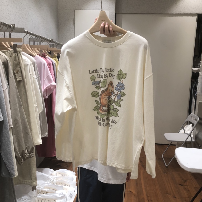 COMELY韓國代購女裝新品休閑時尚職業人氣熱賣25春夏長袖T恤COMELY長袖T恤