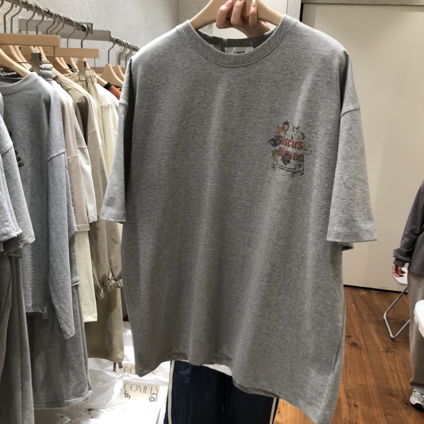 COMELY韓國直郵女裝新款休閑人氣職業時尚推薦25春夏真品T恤COMELYT恤圖色3