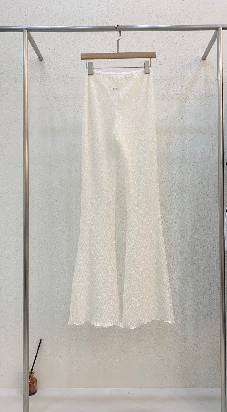LIGHT AND SALT韓國直郵女士新品時尚職業休閑休閑褲蕾絲LIGHT AND SALT休閑褲