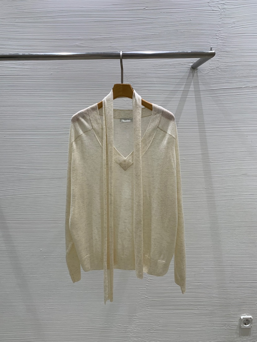 LUCY SALON東大門實拍女士新品時尚休閑真品熱賣針織衫含領帶LUCY SALON針織衫